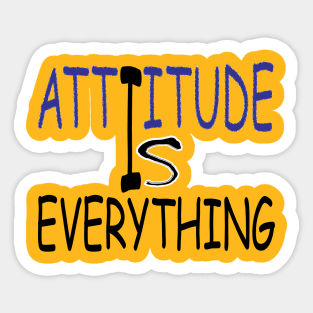 All about Attitudes|Design Sticker